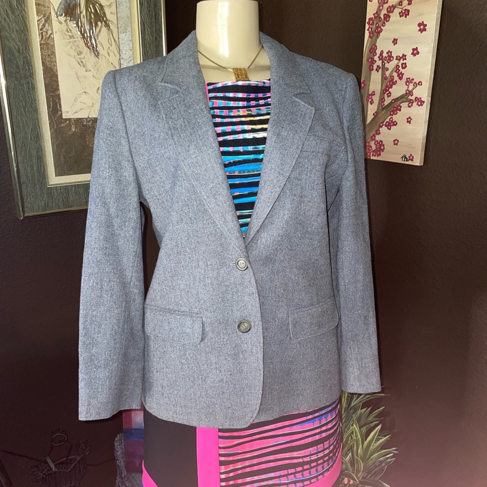 Petite Pendleton Virgin Wool Blazer 8 - image 1